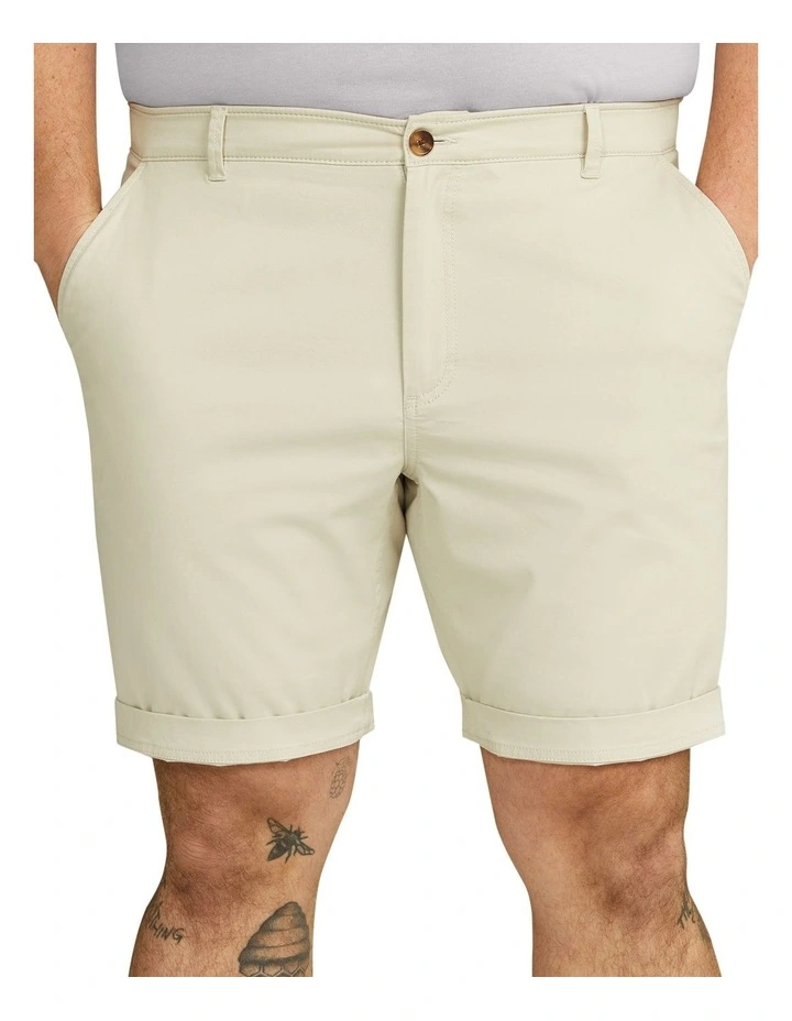 Gibson Stretch Chino Short in Stone image 3