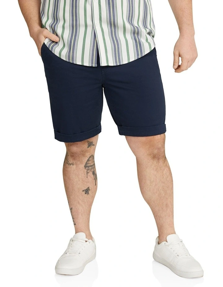 Gibson Stretch Chino Short in Indigo image 1