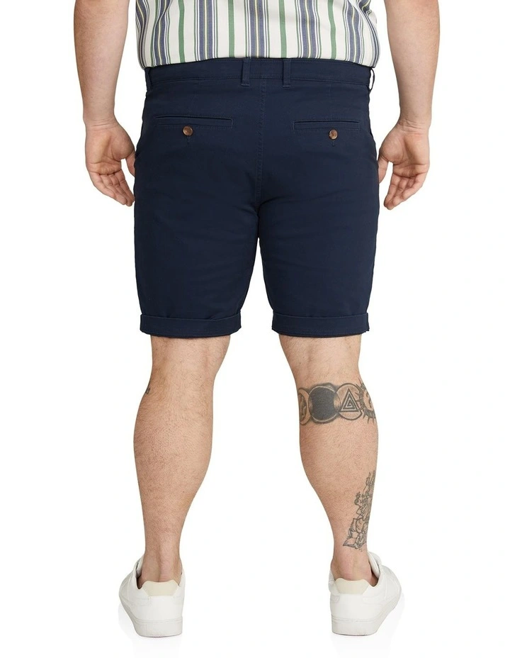 Gibson Stretch Chino Short in Indigo image 2
