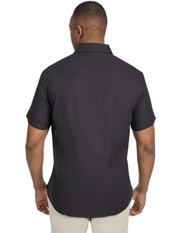 Deniro Stretch Shirt in Black
