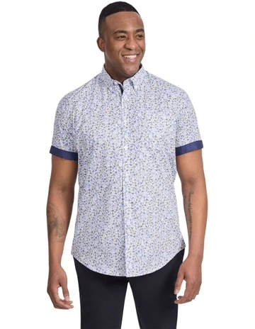Ezra Stretch Shirt in White
