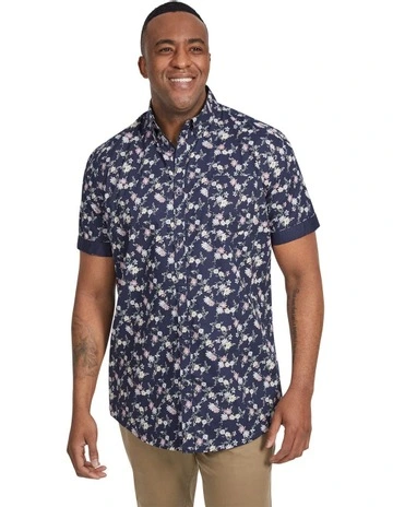 Nova Stretch Shirt in Navy