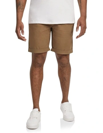 Gibson Stretch Chino Short in Mustard