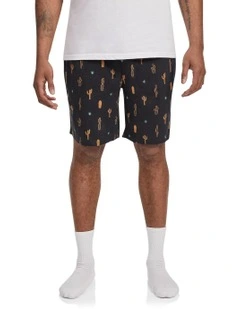 Cactus Sleep Short in Black