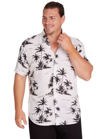 Paradise Print Shirt in White