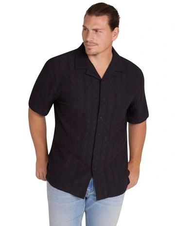 Chifley Relaxed Fit Shirt in Black