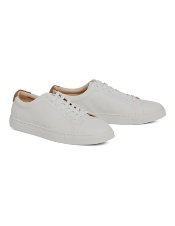 Theo Leather Sneaker in White