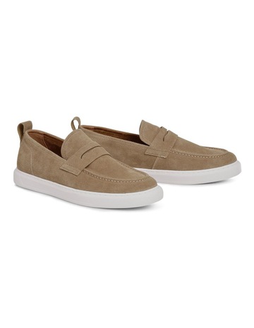 Marco Suede Casual Loafer in Sand