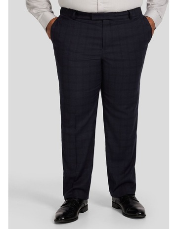 Henry Check Stretch Dress Pant in Ink