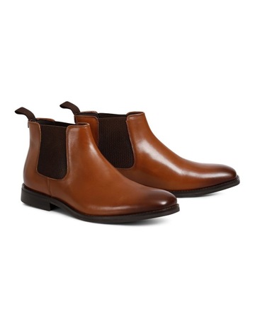 Morgan Leather Chelsea Boot in Tan