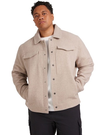 Maverick Melton Jacket in Stone
