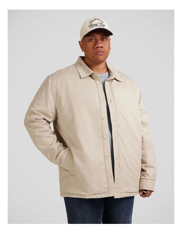 Apollo Relaxed Shacket in Ecru