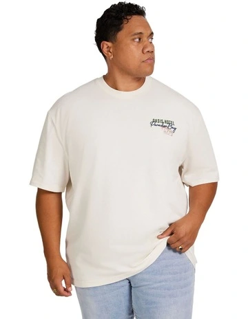 Paradise Bay Relaxed Fit Tee in Ecru