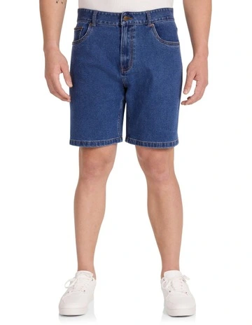 Max Stretch Denim Short in Mid Wash