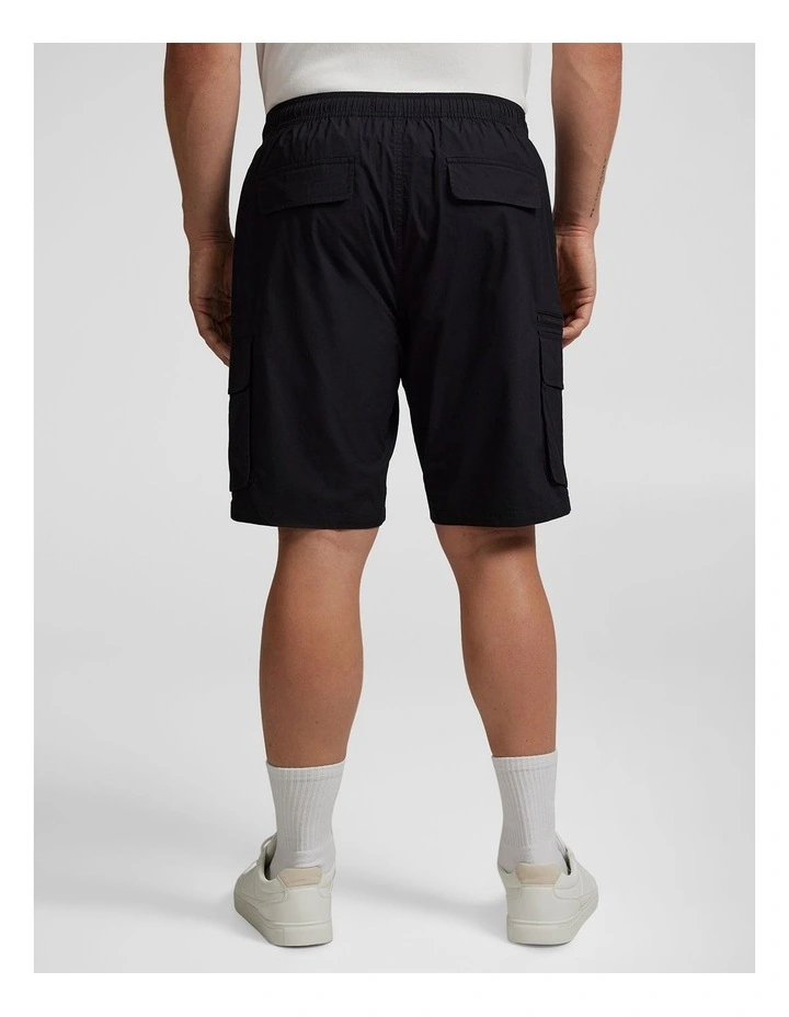 Corbin Stretch Cargo Short in Black image 2
