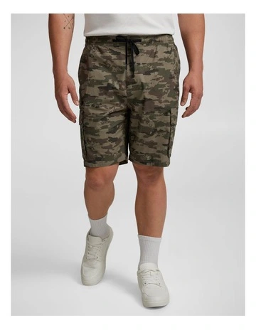 Corbin Stretch Cargo Short in Camo
