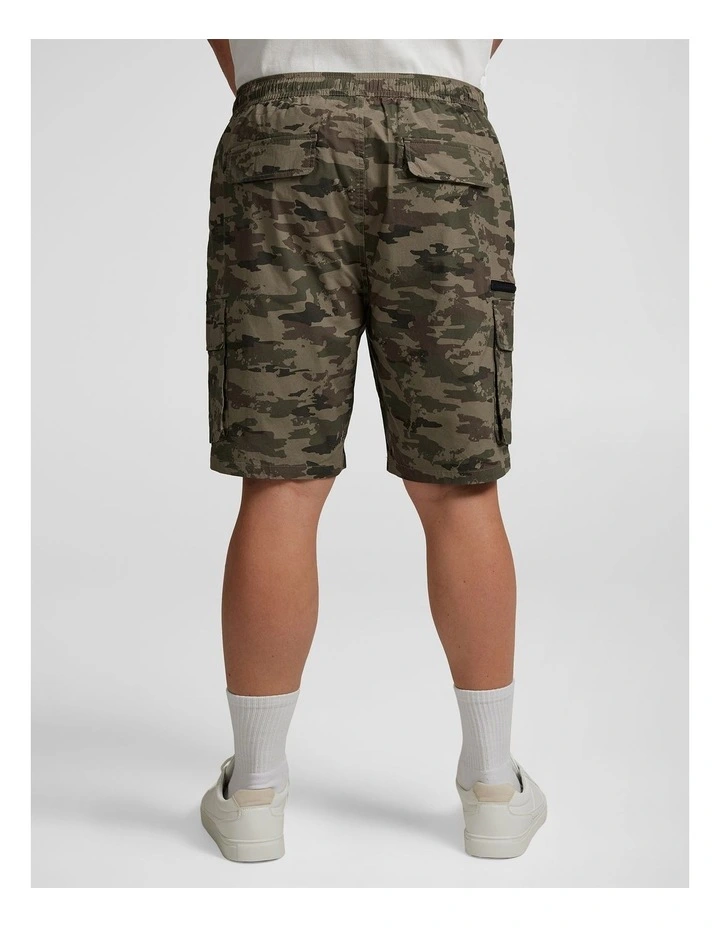 Corbin Stretch Cargo Short in Camo image 2