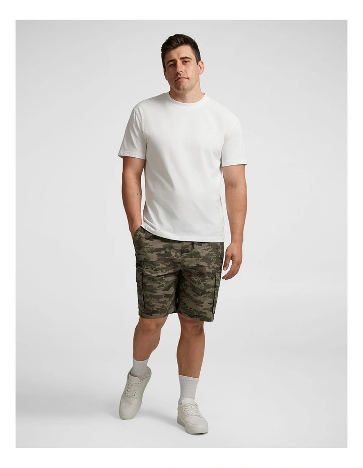 Corbin Stretch Cargo Short in Camo image 4