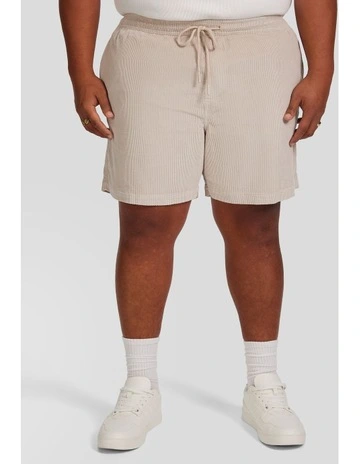 Ryder Cord Stretch Short in Cream