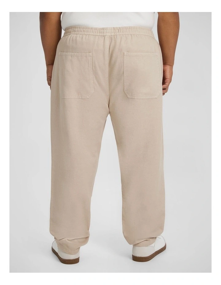 Ravello Linen Blend Pant in Stone image 2