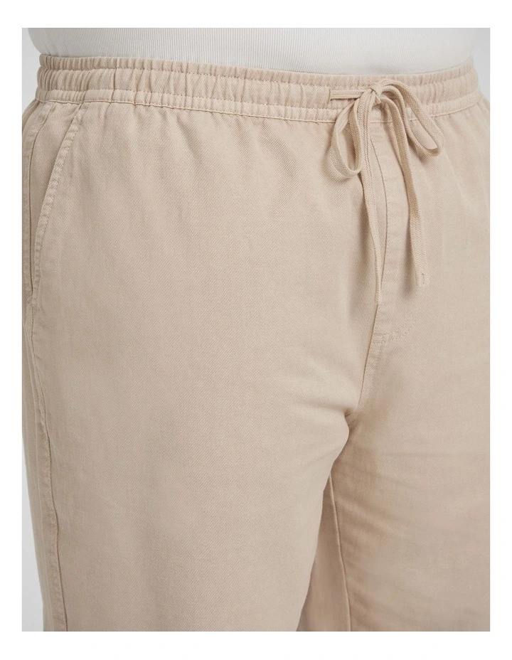 Ravello Linen Blend Pant in Stone image 3