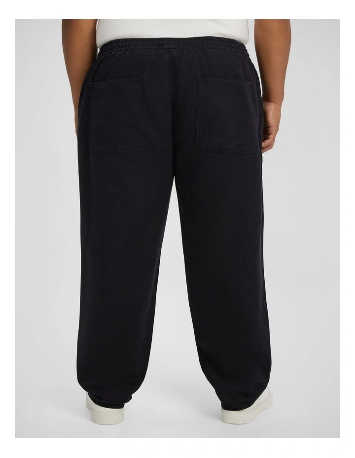 Ravello Linen Blend Pant in Black image 2