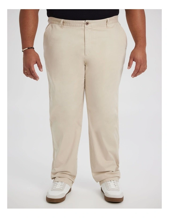 Brando Classic Chino in Chalk image 1