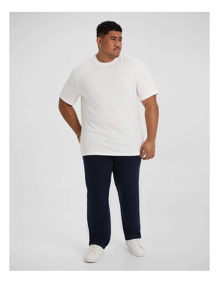 Maison Regular Knit Jean in Navy image 4
