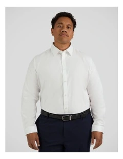Ace Easycare Twill Dress Shirt in White