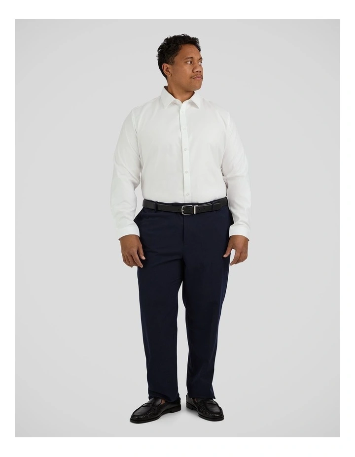 Ace Easycare Twill Dress Shirt in White image 4