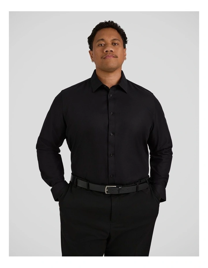 Ace Easycare Twill Dress Shirt in Black image 1