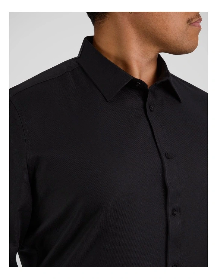 Ace Easycare Twill Dress Shirt in Black image 3
