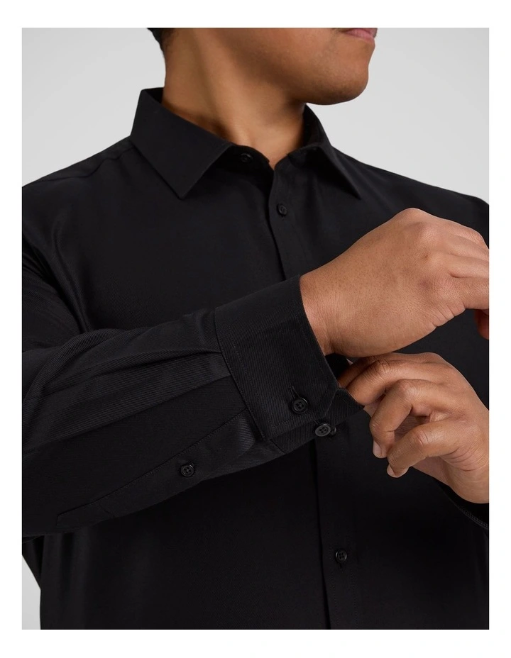 Ace Easycare Twill Dress Shirt in Black image 5