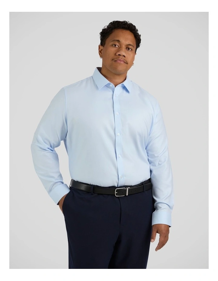 Ace Easycare Twill Dress Shirt in Sky image 1