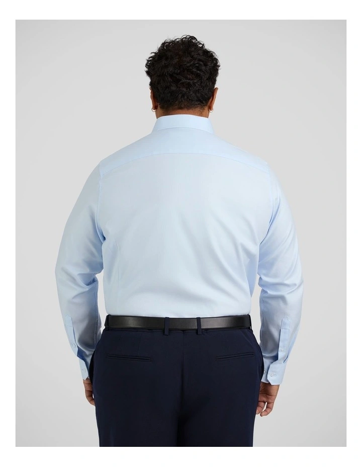 Ace Easycare Twill Dress Shirt in Sky image 2