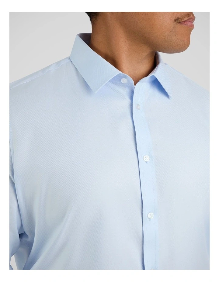 Ace Easycare Twill Dress Shirt in Sky image 3