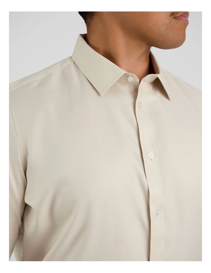 Ace Easycare Twill Dress Shirt in Champagne image 3