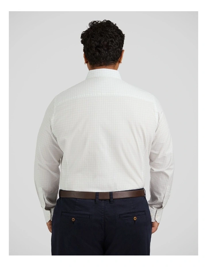 Apollo Check Shirt in White image 2
