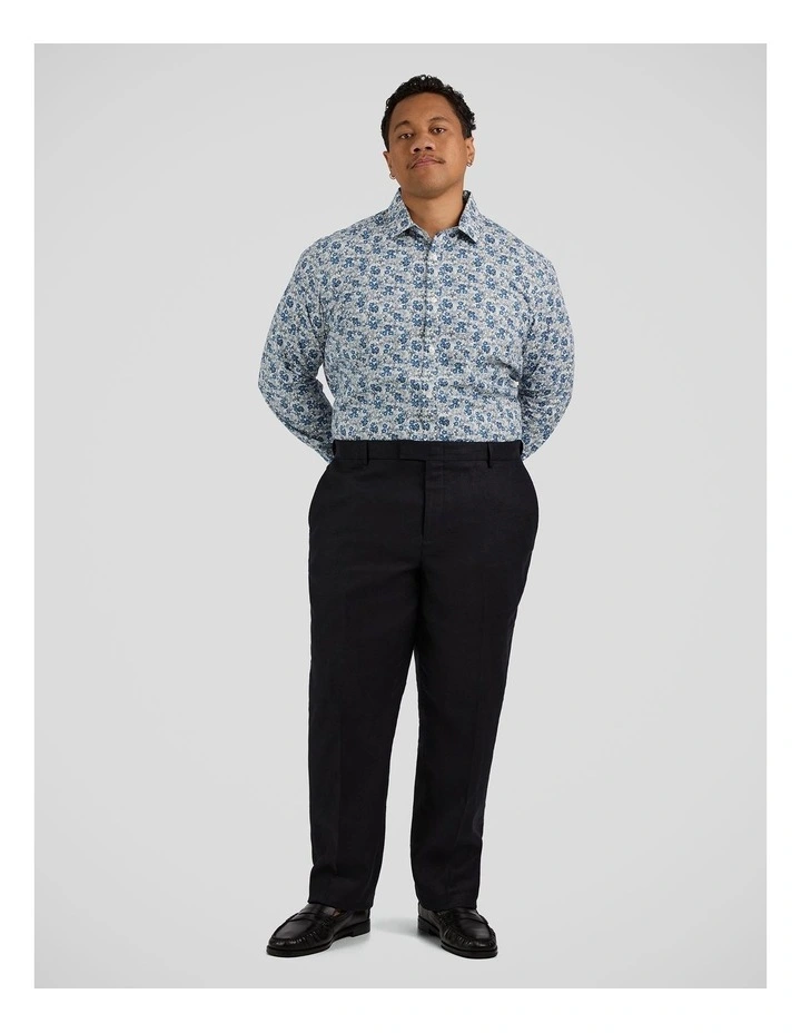 Nelson Floral Shirt in Blue image 4
