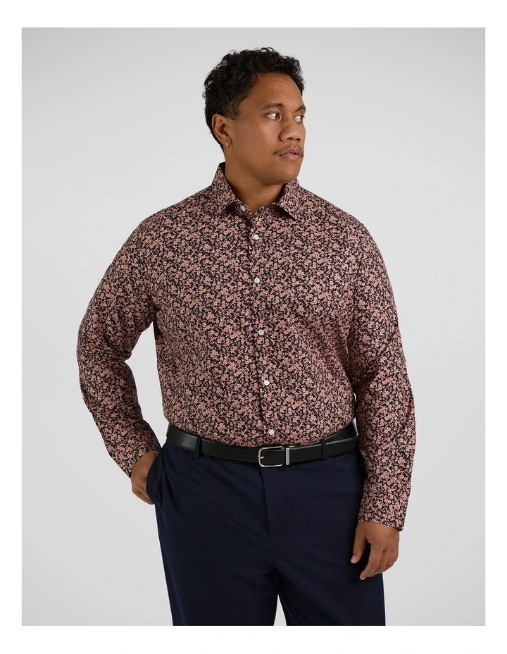 Darius Floral Shirt in Pink image 1
