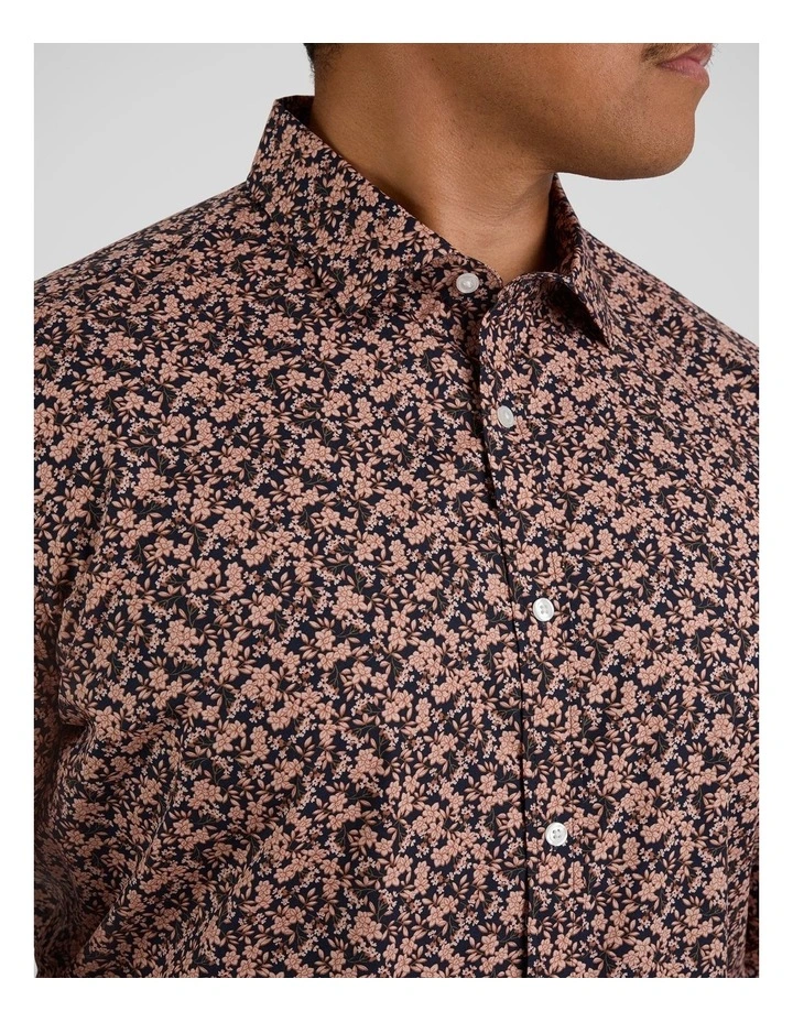 Darius Floral Shirt in Pink image 3