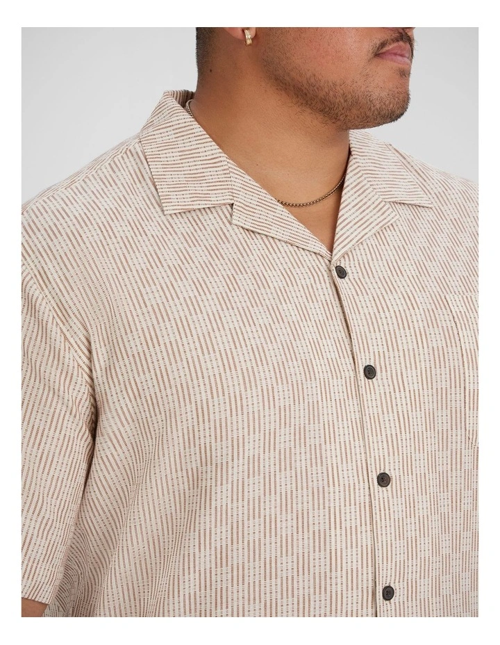 Tangier Boxy Fit Shirt in Ecru image 3