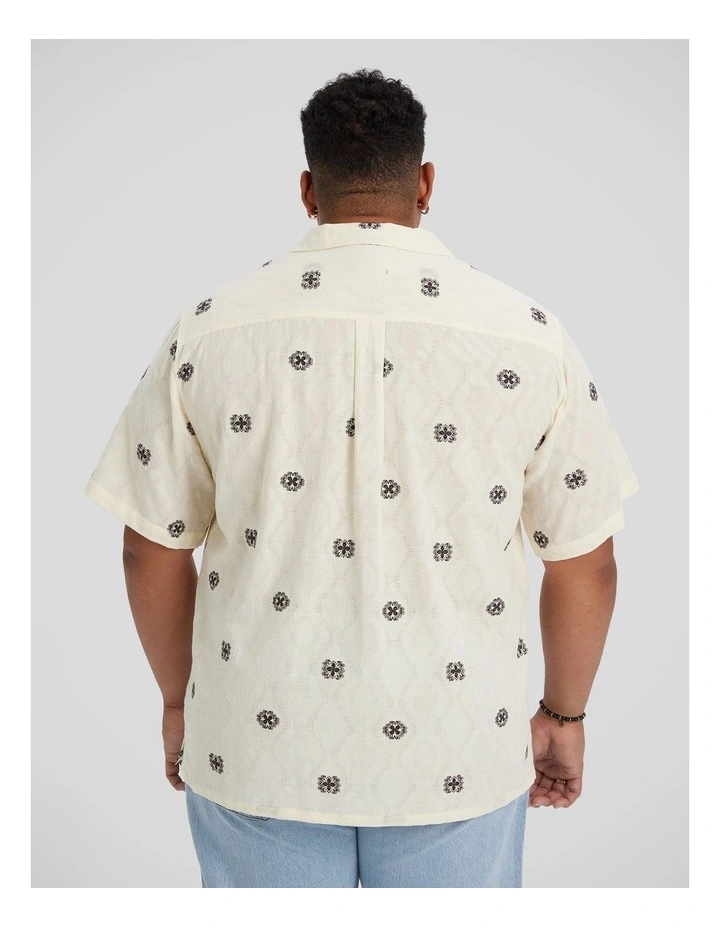 Spice Road Relaxed Fit Shirt in Ecru image 2