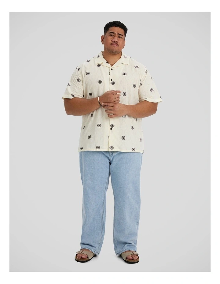 Spice Road Relaxed Fit Shirt in Ecru image 4