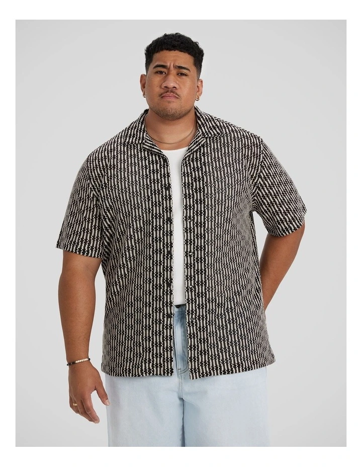 Malaga Relaxed Fit Shirt in Black image 1
