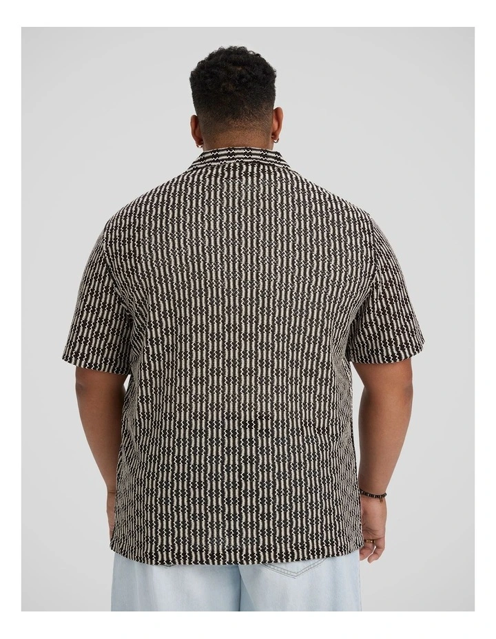 Malaga Relaxed Fit Shirt in Black image 2