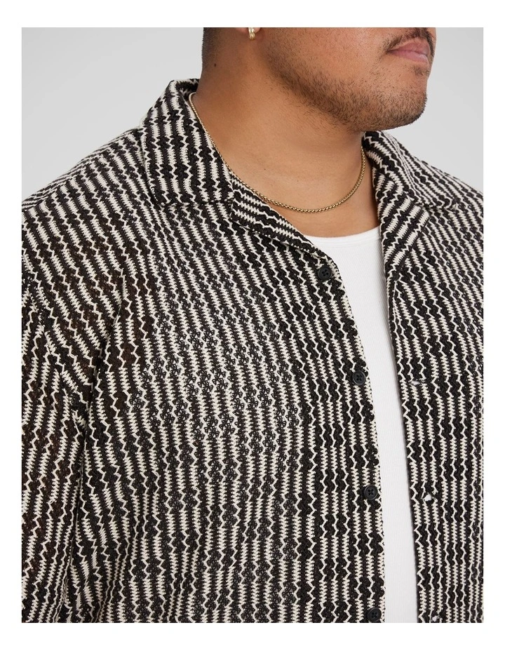 Malaga Relaxed Fit Shirt in Black image 3