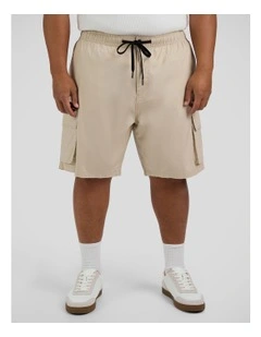 Corbin Stretch Cargo Short in Sand