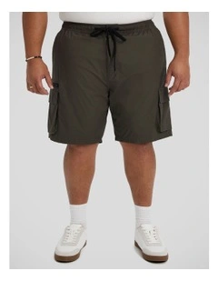 Corbin Stretch Cargo Short in Khaki