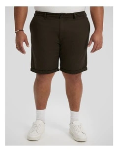 Charlie Canvas Short in Khaki